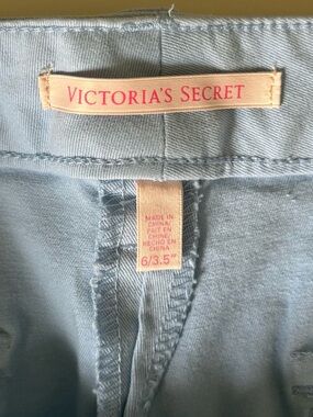 Victoria's Secret Pale Blue Denim Shorts with Pink Tag